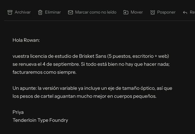 Reviewed for MailVault version 2.20.0 Se muestra la barra de herramientas del mensaje abierto, se elige un conjunto de acciones rápidas en Ajustes y la barra muestra entonces otras acciones. · Reviewed for MailVault version 2.20.0