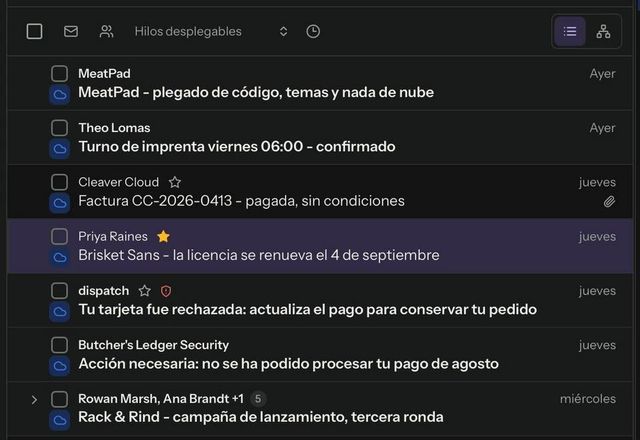 Reviewed for MailVault version 2.20.0 En los ajustes de atajos de teclado, el atajo de Destacar cambia de s a l. Después se pulsa l y el mensaje abierto queda destacado. · Reviewed for MailVault version 2.20.0