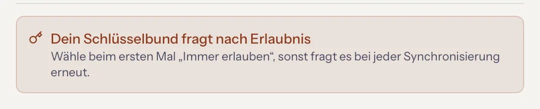 Kein MailVault-Konto in MailVault, Nahaufnahme · MailVault version 2.16.0