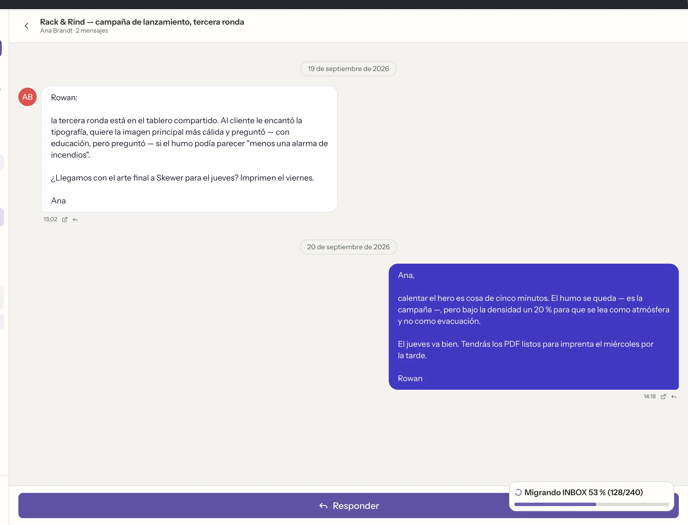 Formas de leer en MailVault, de cerca · MailVault version 2.16.0