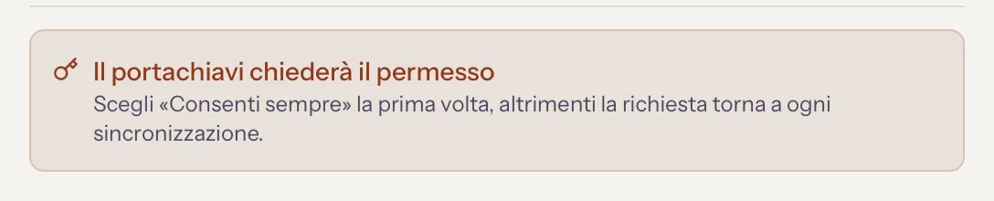 Nessun account MailVault in MailVault, primo piano · MailVault version 2.16.0