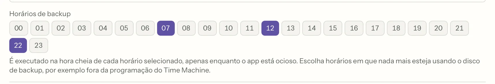 Backups agendados no MailVault, em detalhe · MailVault version 2.16.0